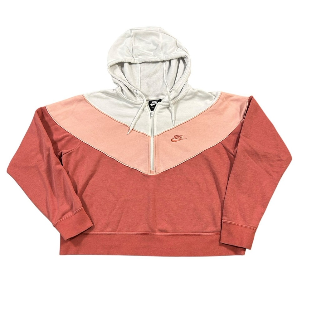 Nike Plus Size 1X‎ Sportswear Pullover Hoodie Full Zip Training Top $90 Retail